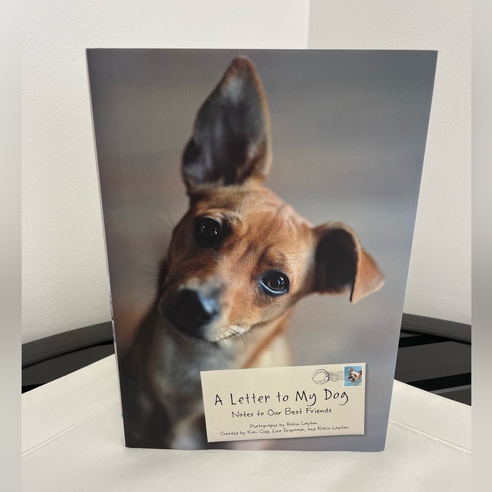 A Letter To My Dog: Notes to Our Best Friends Hardcover Book - Robin Layton